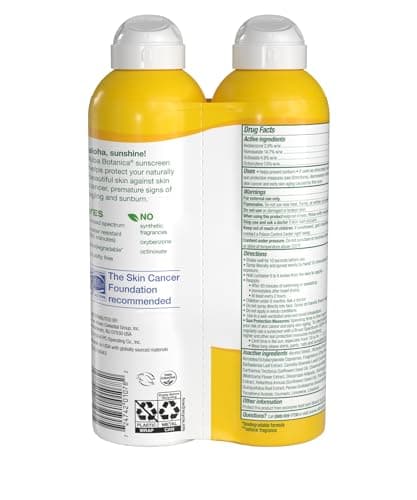 Alba Botanica Hawaiian Coconut Broad Spectrum SPF 50 Sunscreen, Water Resistant, Biodegradable (Pack of 2)