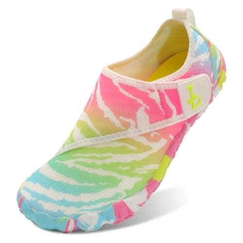 L-RUN Barefoot Water Shoes for Women & Men Aqua Sock Hiking & Swimming