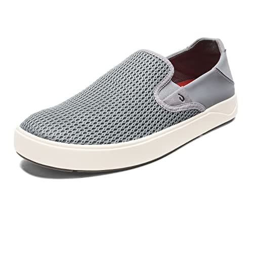OLUKAI Lae'ahi Men's Slip-On Sneakers, Lightweight & Breathable, Water Resistant Heel