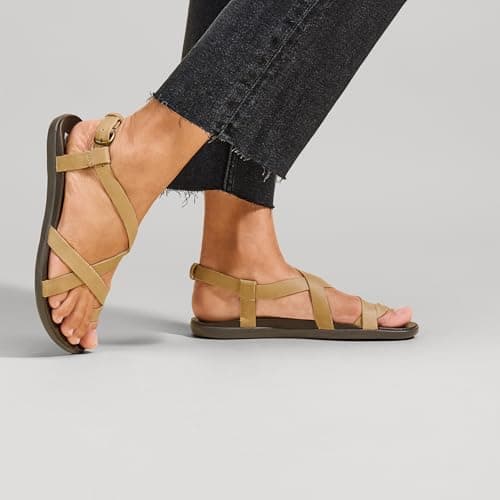 OLUKAI Upena Women's Quick-Dry Beach Sandals, Water Resistant & Comfortable