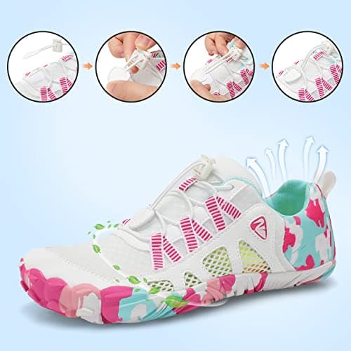L-RUN Barefoot Water Shoes for Women & Men Aqua Sock Hiking & Swimming