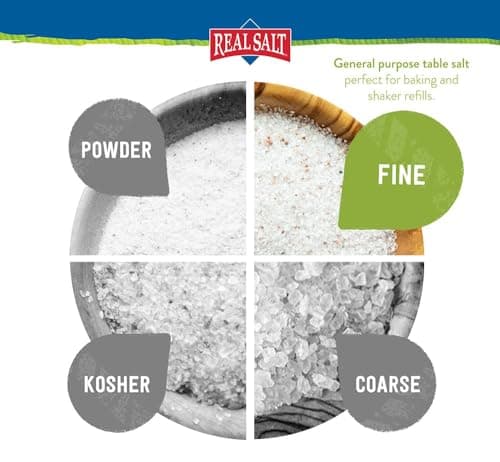 REDMOND Real Salt - Ancient Unrefined Fine Sea Salt, 16 Ounce Pouch