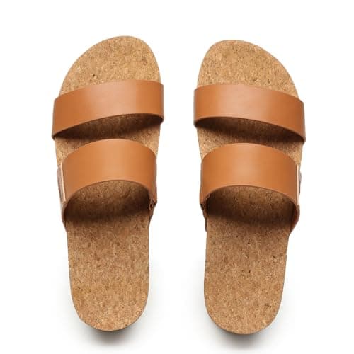 Yozuru Women's Arch Support Platform Sandals Cushion Wedge Beach Shoes