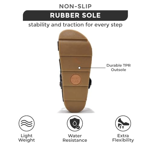 Proud Women's Cloud Platform Sandals - Memory Foam & Lightweight Non-Slip Beach Wedges
