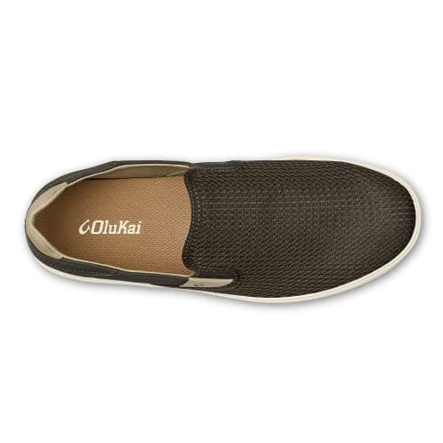 OLUKAI Lae'ahi Men's Slip-On Sneakers, Lightweight & Breathable, Water Resistant Heel