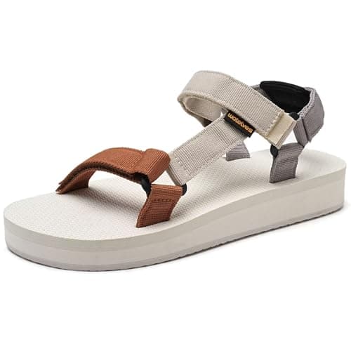 WateLves Women's Arch-Support Hiking Sandals for Outdoor Travel