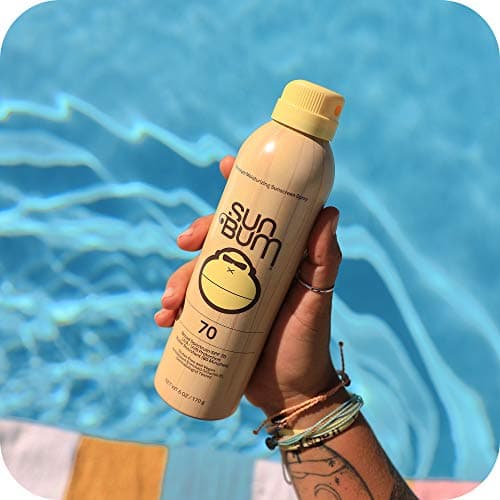 Sun Bum Original SPF 70 Moisturizing Sunscreen Spray - Vegan & Reef Friendly, Vitamin E
