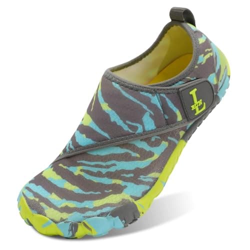 L-RUN Barefoot Water Shoes for Women & Men Aqua Sock Hiking & Swimming