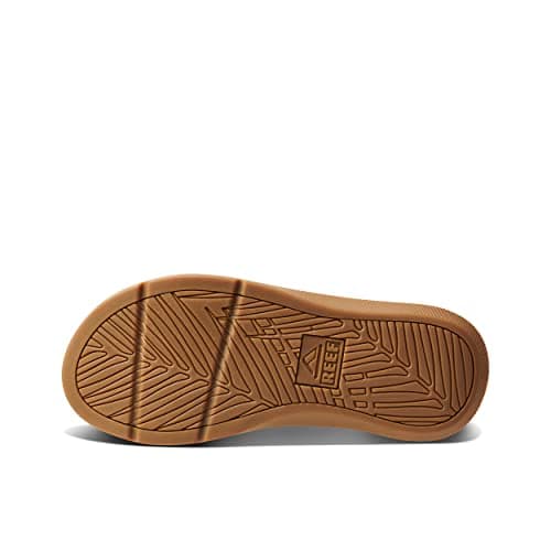 REEF Men's Leather Santa Ana Flip Flop - Classic Comfort