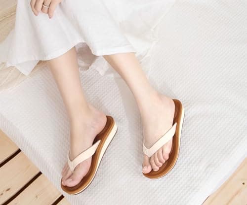 Comfortable COFACE Arch Support Thong Sandals for Women Beach and Indoor-Outdoor