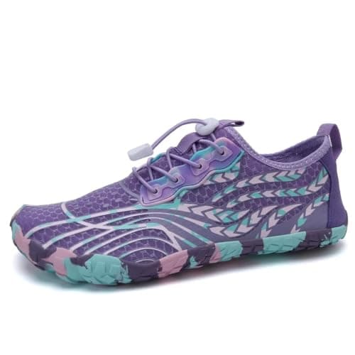 WateLves Men's Barefoot Aqua Sock Shoes for Kayaking, Boating, Hiking, Surfing, Walking