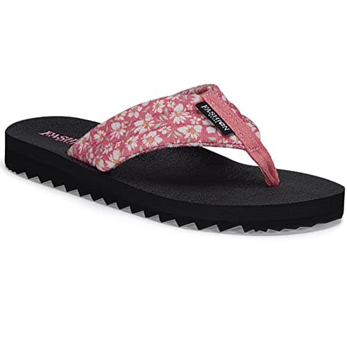 EZSURF Women's Arch Support Flip-Flops for Comfortable Yoga Mat Sandals