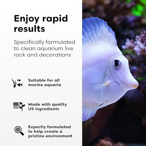 Brightwell Aquatics MicroBacter Clean - Microbial Culture & Enzyme Blend for Fish Tank Cleaning