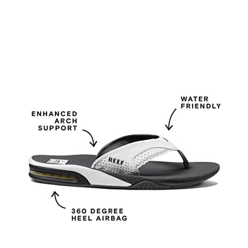 REEF Men's Bottle Opener Flip Flop, Arch Support, Durable Outsole