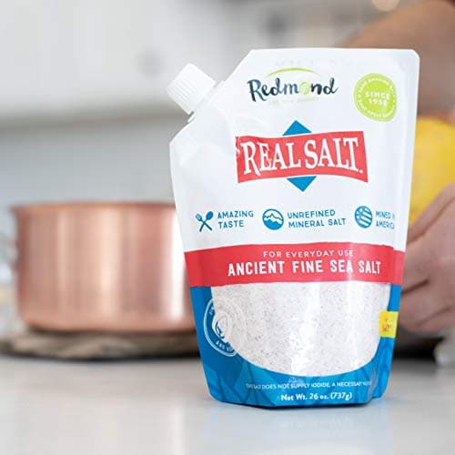 REDMOND Real Sea Salt - Natural Unrefined Gluten-Free, 26 Ounce Pouch
