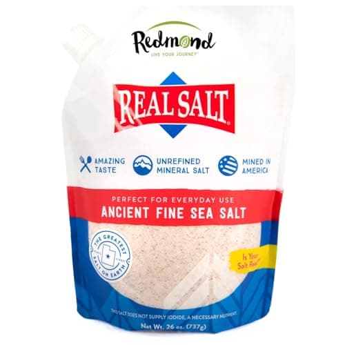 REDMOND Real Sea Salt - Natural Unrefined Gluten-Free, 26 Ounce Pouch