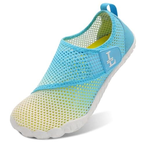 L-RUN Barefoot Water Shoes for Women & Men Aqua Sock Hiking & Swimming