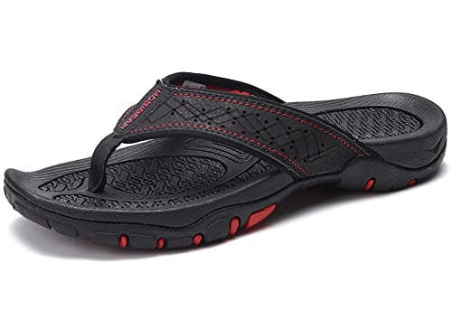 KIIU Mens Thong Sandals for Beach and Beyond