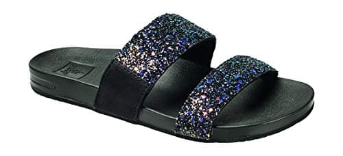REEF Women's Vista Slide Sandal, Vegan Leather Strap