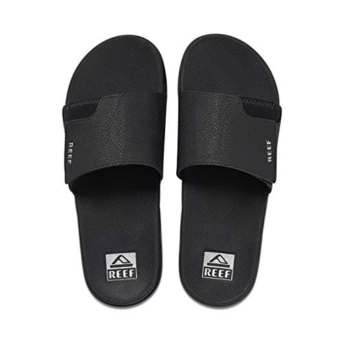 REEF Men's Fanning Slide Sandal, Arch Support, Durable Outsole, Water Friendly
