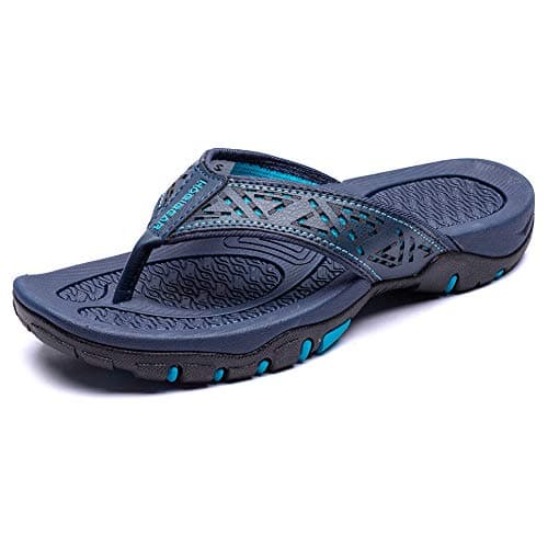 KIIU Mens Thong Sandals for Beach and Beyond