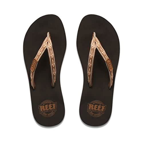 REEF Women's Ginger Beach Flip Flop, Recycled PET Strap