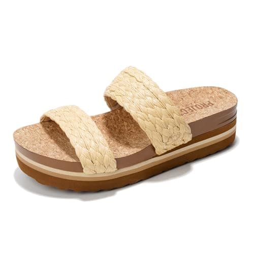 Riptide Women's Project Cloud Platform Sandals – Water-Resistant & Non-SlipComfort Beach Wedges