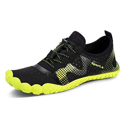WateLves Men's Barefoot Aqua Sock Shoes for Kayaking, Boating, Hiking, Surfing, Walking