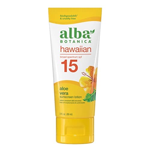 Alba Botanica Island Vibe SPF 50 Sunscreen Lotion, 3 Oz