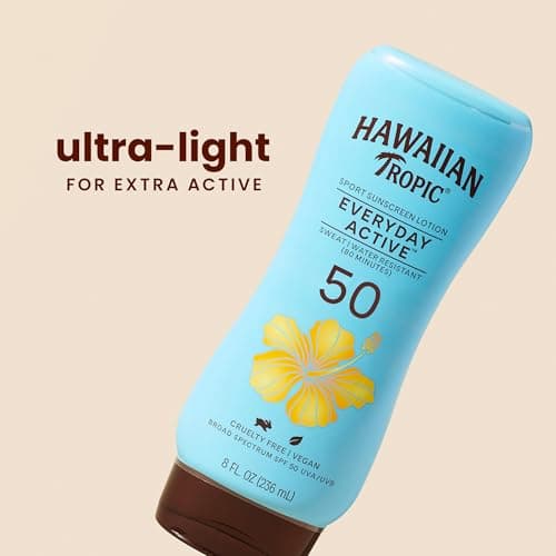Hawaiian Tropic Island 8 oz Sport Broad Spectrum SPF 50 Sunscreen