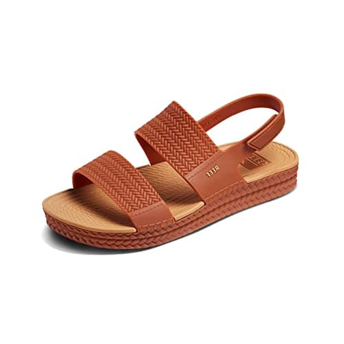 Water-Friendly Platform Sandal for Women with Adjustable Velcro Strap
