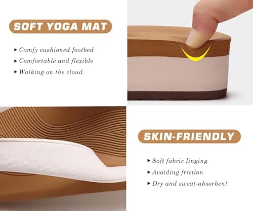Comfortable COFACE Arch Support Thong Sandals for Women Beach and Indoor-Outdoor