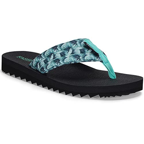 EZSURF Women's Arch Support Flip-Flops for Comfortable Yoga Mat Sandals