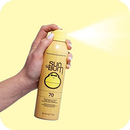 Sun Bum Original SPF 70 Moisturizing Sunscreen Spray - Vegan & Reef Friendly, Vitamin E