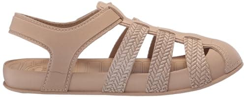 REEF Kids' Water Friendly Beachy Fisherman Sandal, Adjustable Velcro Strap