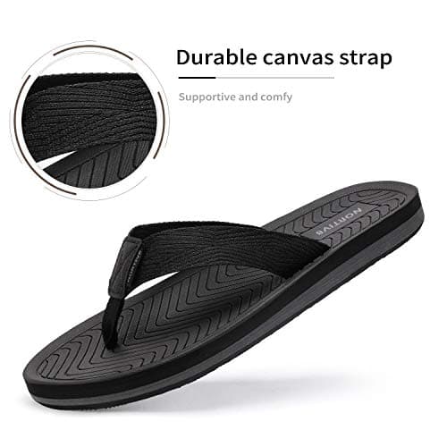 NORTIV 8 Men's Comfortable Light Weight Flip Flops