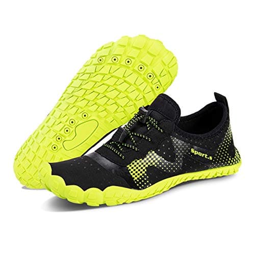 WateLves Men's Barefoot Aqua Sock Shoes for Kayaking, Boating, Hiking, Surfing, Walking