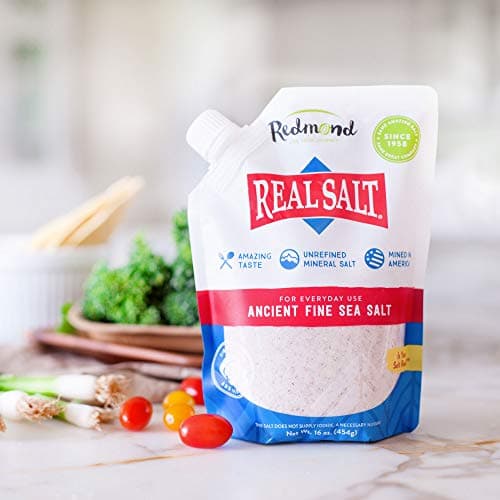 REDMOND Real Salt - Ancient Unrefined Fine Sea Salt, 16 Ounce Pouch