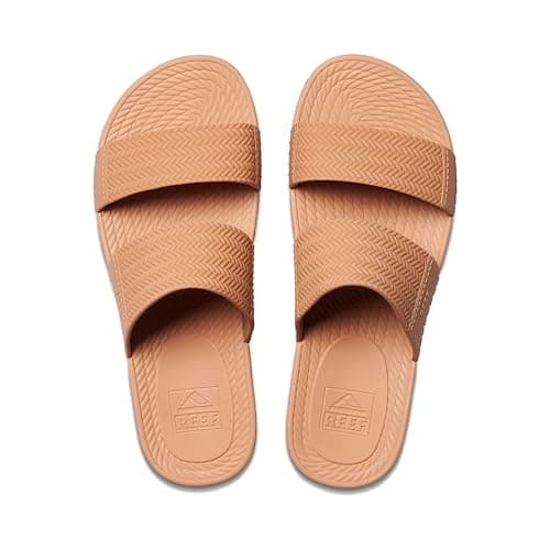 REEF Water Vista Slide Women's Platform Sandals, Water Friendly, Arch Support
