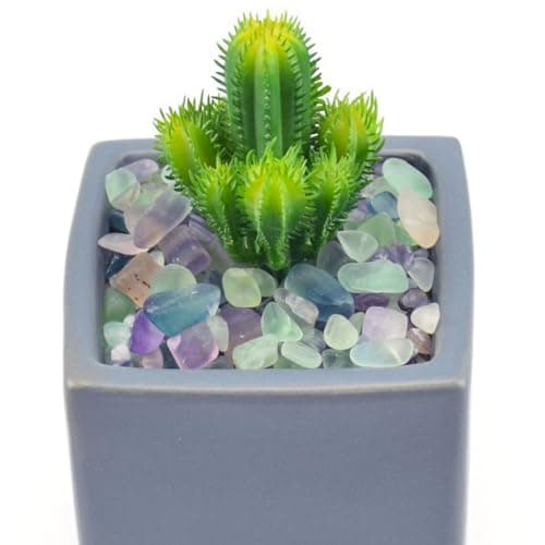 WAYBER Natural Quartz Pebbles, 2 Lbs Aquarium Gravel & Vase Decor