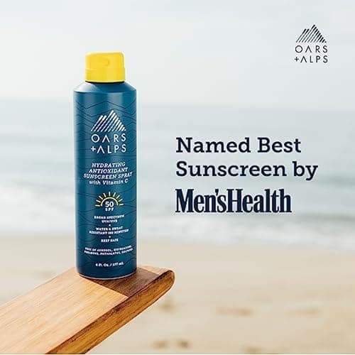 Oars + Alps Vitamin C SPF 50 Sunscreen Spray, 6 Oz, 2 Pack