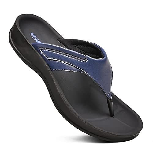 AEROTHOTIC Women's Strappy Arch Support Flip Flops Summer Essentials