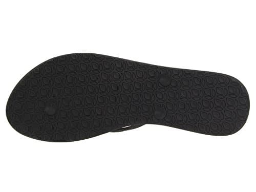 REEF Women's Stargazer Glitter Flip Flops | Soft Cushion, Waterproof (5 M US, Black)