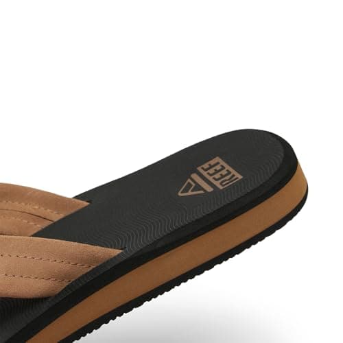 REEF Men's Groundswell Flip Flop Sandal, Premium Suede Straps