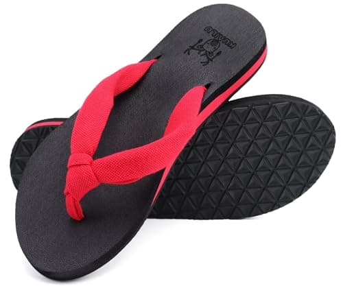 KuaiLu Arch Support Yoga Mat Thong Sandals for WomenComfortable Summer Beach Walking