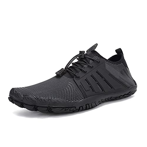 WateLves Men's Barefoot Aqua Sock Shoes for Kayaking, Boating, Hiking, Surfing, Walking