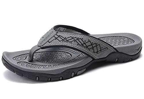 KIIU Mens Thong Sandals for Beach and Beyond