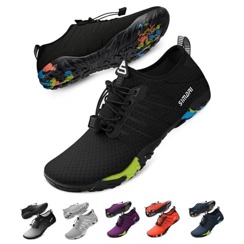 SIMARI Water Shoes for Men & Women - Quick-Dry Aqua Socks | Lightweight Swim Shoes for Surfing, Swimming, Beach Sports,