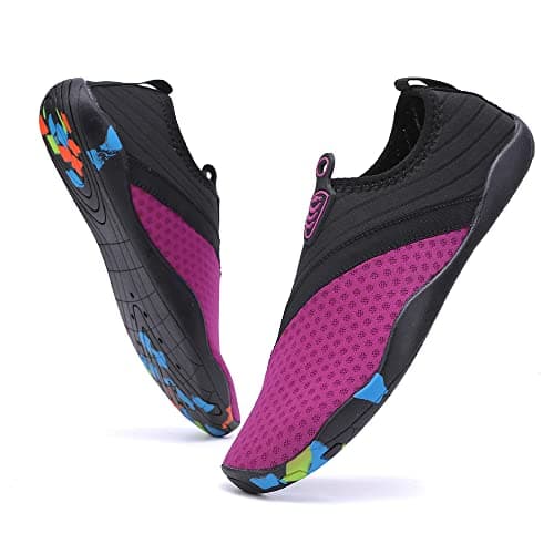 Vsufim Quick-Dry Water Sports Barefoot Shoes for Swimming Beach Pool Surf Yoga