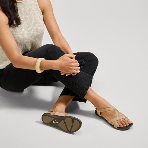 OLUKAI Upena Women's Quick-Dry Beach Sandals, Water Resistant & Comfortable